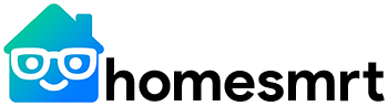 HomeSmrt logo featuring smart home icon for plug-and-play home automation hub